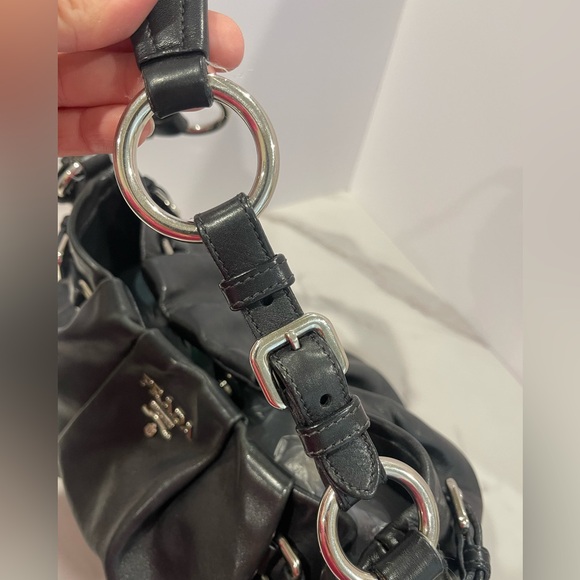 Authentic Prada Black Vintage Leather Hobo - Picture 16 of 16